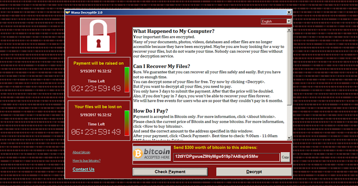 Создатели вируса WannaCry заработали уже более 40 тысяч долларов