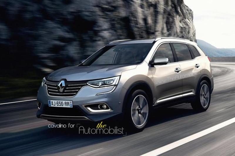 Опубликован неофициальный рендер нового поколения Renault Koleos