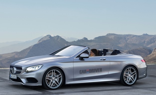 В Сети появились первые фото кабриолета Mercedes S-класса