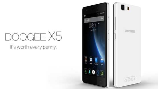 Компания Doogee представила 4-ядерный X5 Pro
